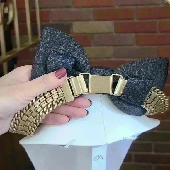 Stella and Dot necklace collar with bow - Picture 10 of 17